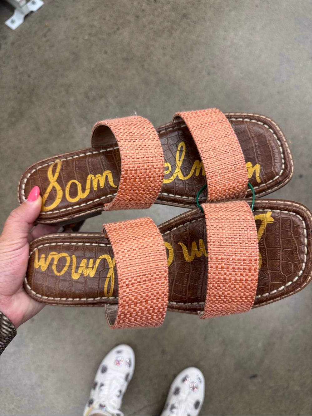 Sam Edelman Coral Woven Double-Strap Slide Sandals